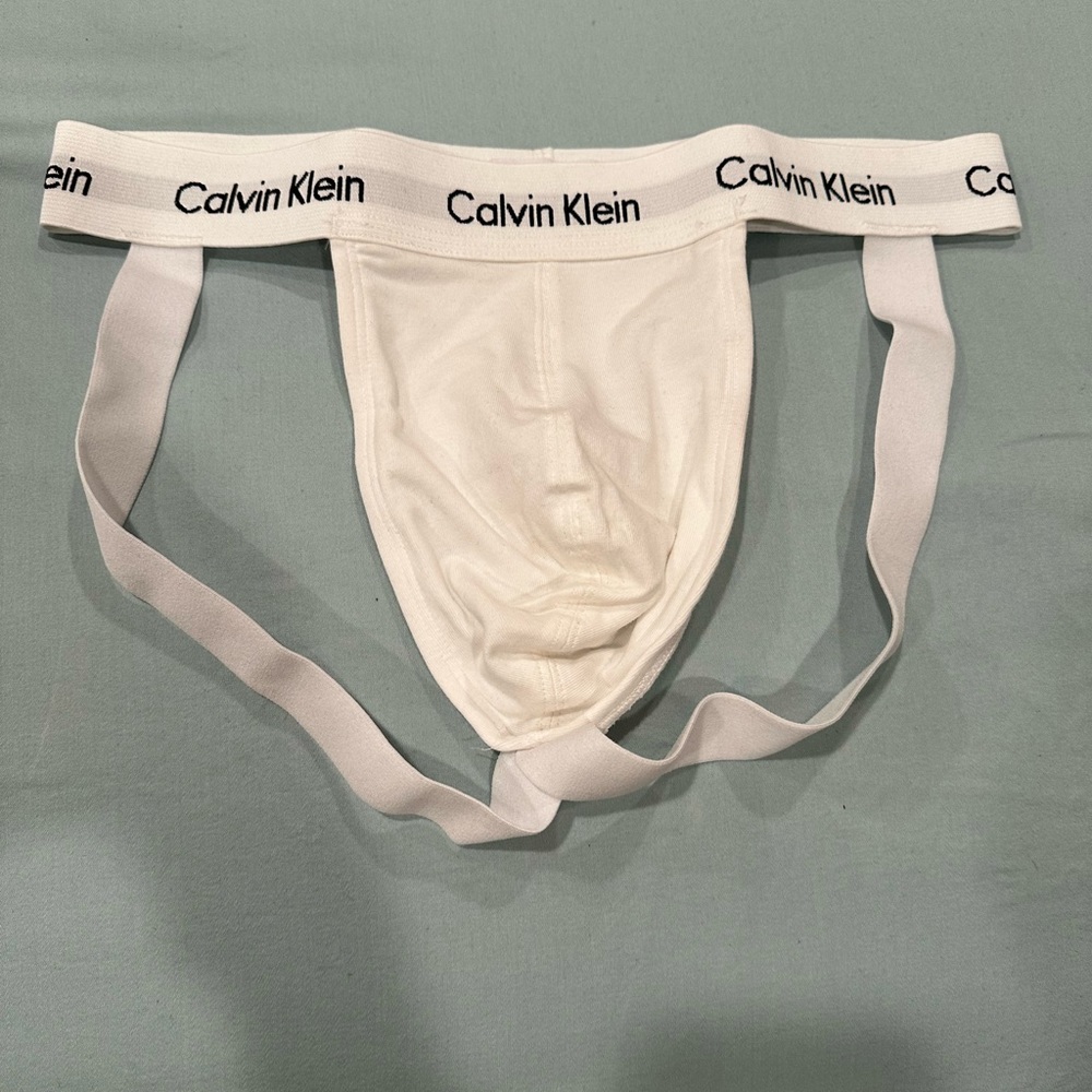 Calvin Klein Underwear white jockstrap